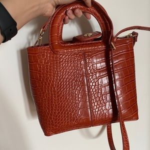 Top shop animal print bag🦁